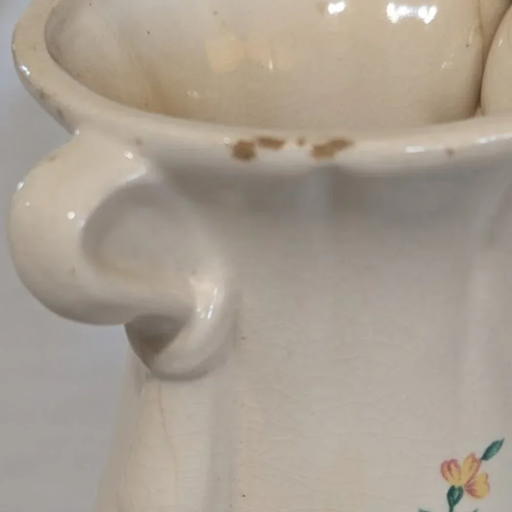 VASE – Vintage Royal Copley – Pink and purple, yellow flowers